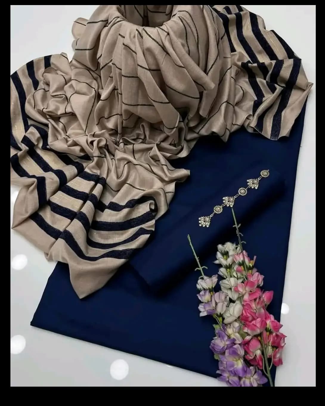 3 Pc's Marina Suit with Shawl